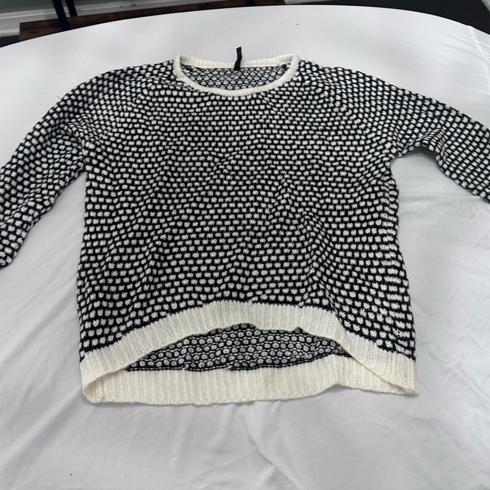 Black and White Women's Sweater